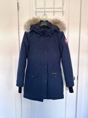 Canada Goose Trillium Parka in Atlantic Navy | Size: Small